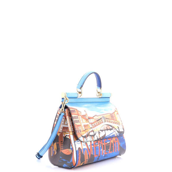 Dolce & Gabbana Medium Miss Sicily Bag Printed Leather - Picture 2 of 5